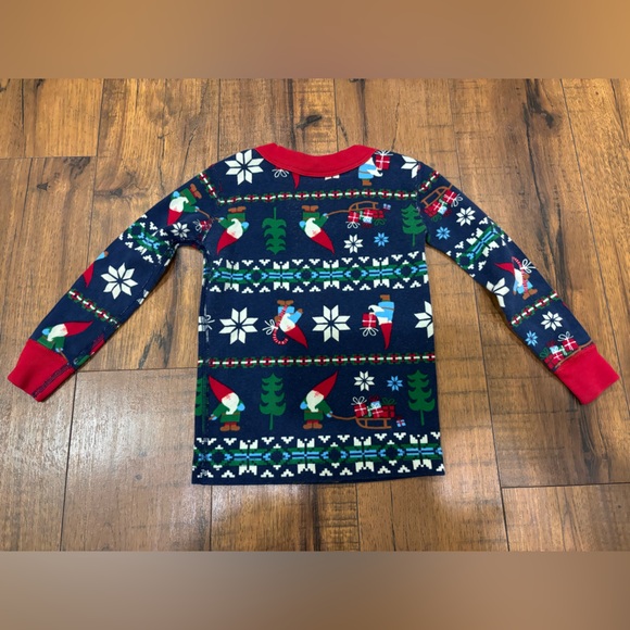 Hanna Andersson Gnome Christmas Winter Long John Pajama Set, Organic Cotton 3T - Picture 2 of 7